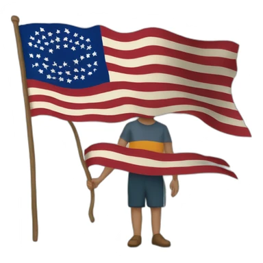 Drapeau giant sticker