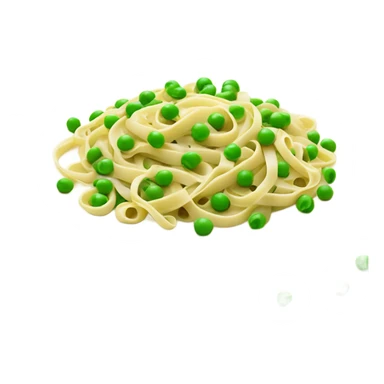 Linguini with peas sticker