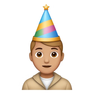 Add a birthday hat sticker