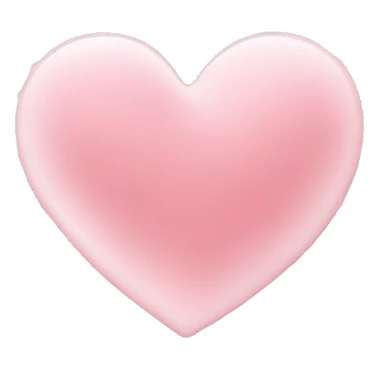 light pink love heart sticker