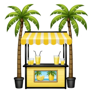  lemonade stall with palm trees sticker