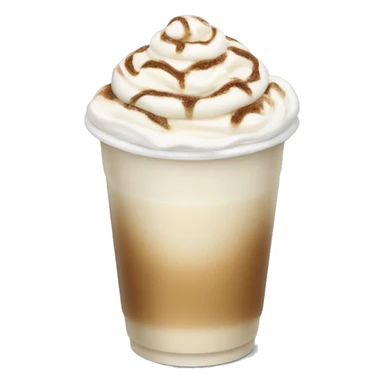 Iced vanilla latte sticker