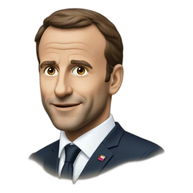 Macron en djelaba sticker