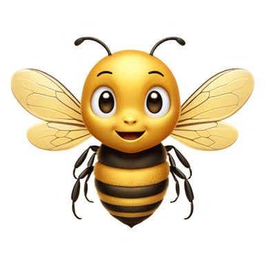 Cinematic Cheeky Bee Portrait Emoji, Head tilted dramatically with an exaggeratedly shocked expression, featuring a small, fuzzy body with wide, comically expressive eyes full of playful disbelief and animated, fluttering wings, Simplified yet hilariously expressive features, highly detailed, glowing with a slightly sassy golden glow, high shine, dramatic yet playful, stylized with an air of cheeky honey mischief, soft glowing outline, capturing the essence of a meme-worthy bee that looks ready to buzz its way into viral fame! sticker