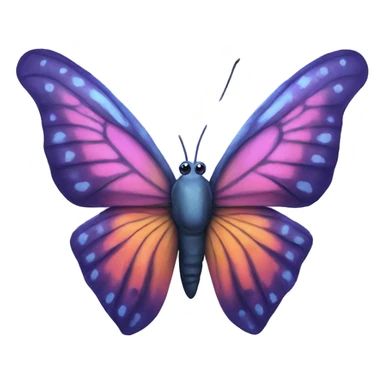 Dinosaur butterfly  sticker