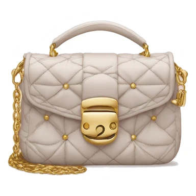 dior bag with gold accents  sticker