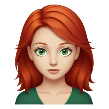 👩🏻‍🦰👁️🟢 lover sticker