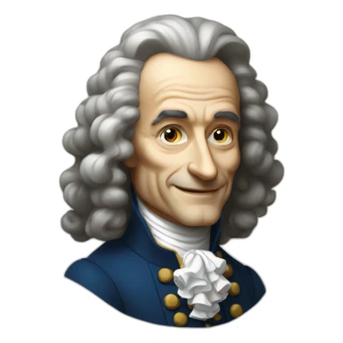 Voltaire sticker
