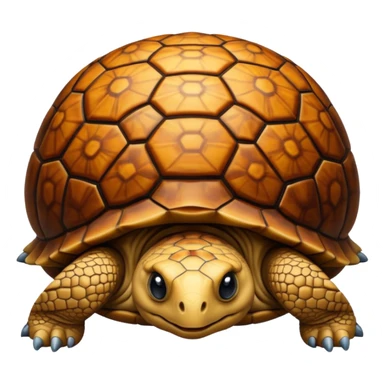 A tortoise upside down on his back sticker