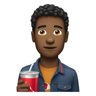 The man who drinks redbull sticker