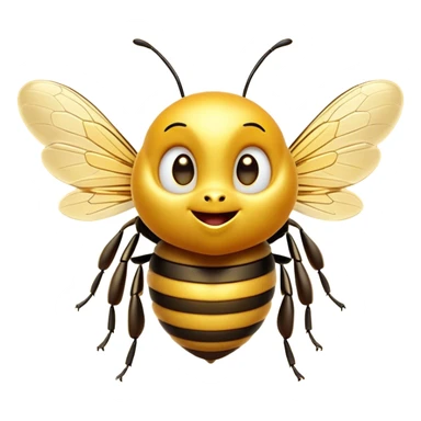 Cinematic Cheeky Bee Portrait Emoji, Head tilted dramatically with an exaggeratedly shocked expression, featuring a small, fuzzy body with wide, comically expressive eyes full of playful disbelief and animated, fluttering wings, Simplified yet hilariously expressive features, highly detailed, glowing with a slightly sassy golden glow, high shine, dramatic yet playful, stylized with an air of cheeky honey mischief, soft glowing outline, capturing the essence of a meme-worthy bee that looks ready to buzz its way into viral fame! sticker