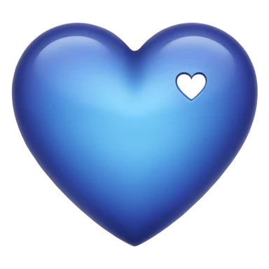 Indigo heart sticker