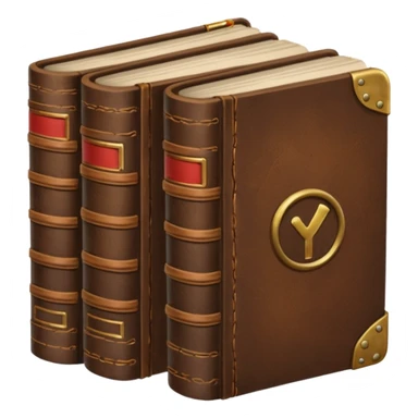 BOOKS BROWN degrade aesthetic  sticker