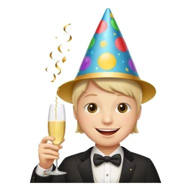 Drunk party emoji  sticker