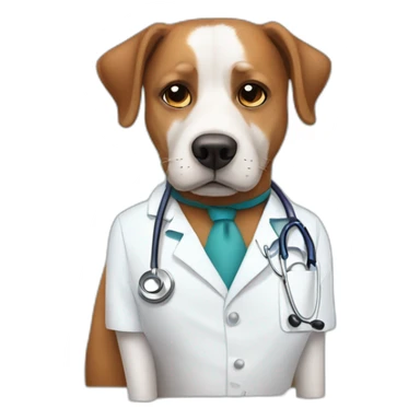 Doctor Phil as a dog sticker