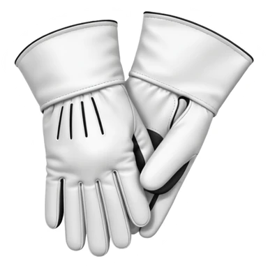 gloves: blancos sticker