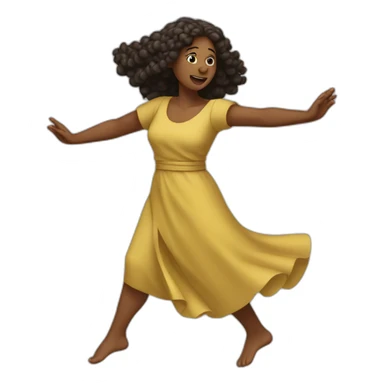 miriam dancing biblical sticker