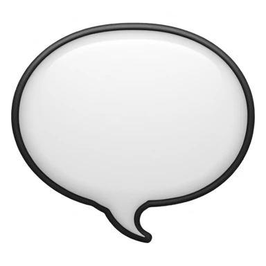 Speech balloon sticker
