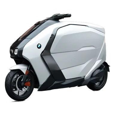 futuristic DELIVERY vehicle covered car bike bmw c1 bmwc1 sticker