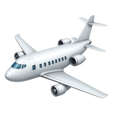 airplane white sticker