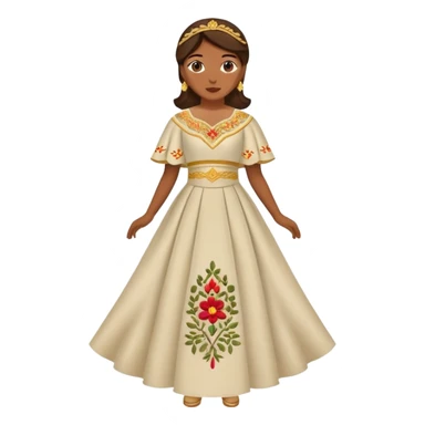 Filipiana dress sticker