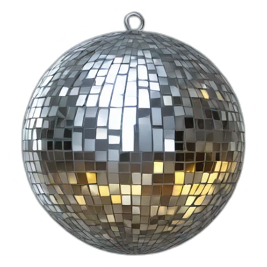 Disco ball sticker
