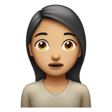 girl feeling dizzy  sticker