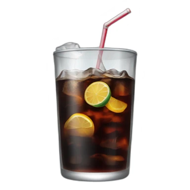 rum and coke sticker