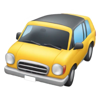 An image or icon combining a car and karaoke sticker