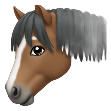 Little horse sticker