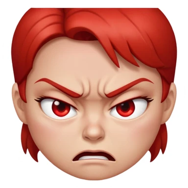 Karen looks angry sticker