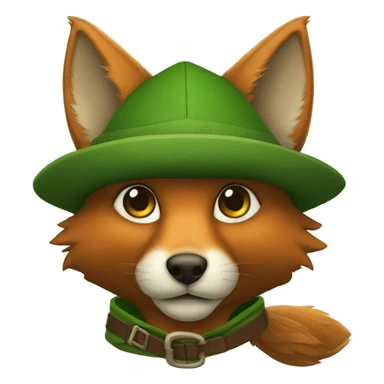 Robin Hood Fox sticker