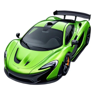 mclaren p1 de course  sticker