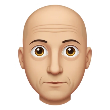 Bald jewish man sticker