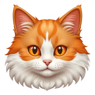 Cat with a smirk sticker