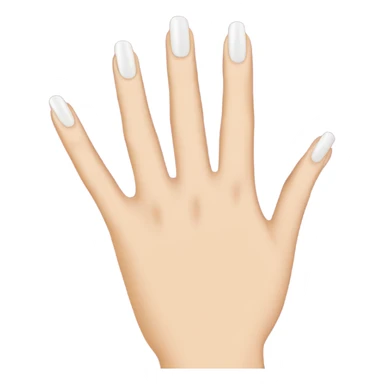 french tip manicure sticker