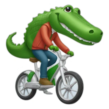 Guy using lacoste riding in crocodile sticker