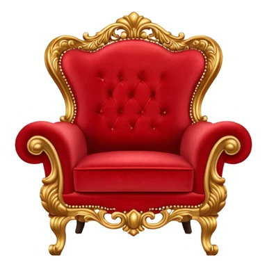 luxurius chair red sticker