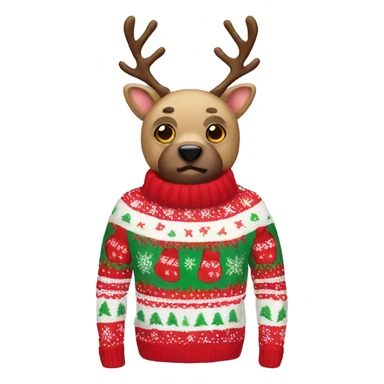 Christmas jumper sticker