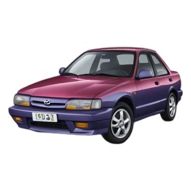 1995 mazda 323 astina rage sticker