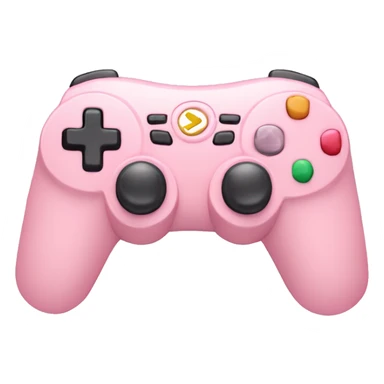 Light pink video game controller sticker