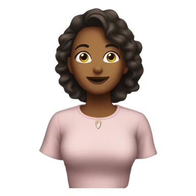 Leigh Ann in an elevator sticker