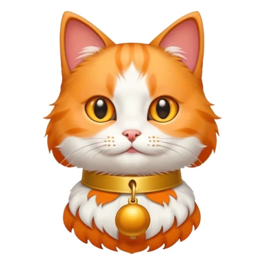 cat with bell coller that says anna sticker