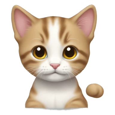 The cutest kitten in the world sticker