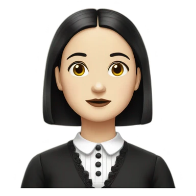 Wednesday adams sticker