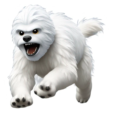 Hoth wampa running a race sticker