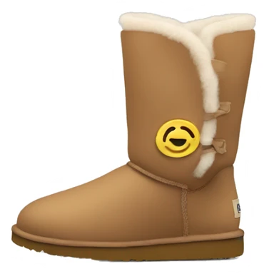 Ugg boots light brown sticker