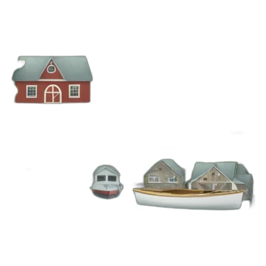 boat house row sticker