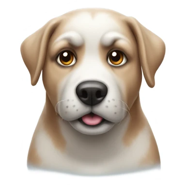 Dog freezing  sticker