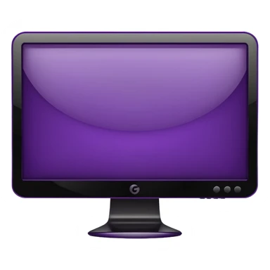 dark purple wide screen monitor sticker